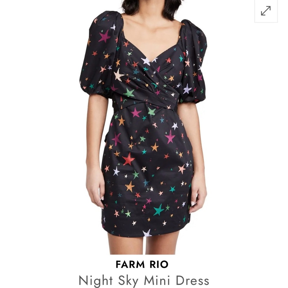 FARM Rio Night Sky Mini Dress XS